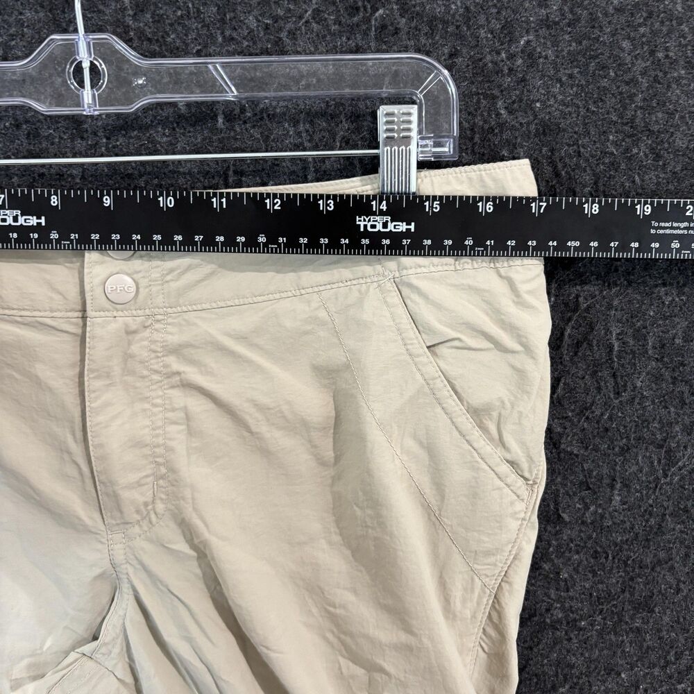 Columbia PFG Suncast Capri Pants Women's Small Khaki Hiking Travel Fishing UPF - Picture 6 of 9